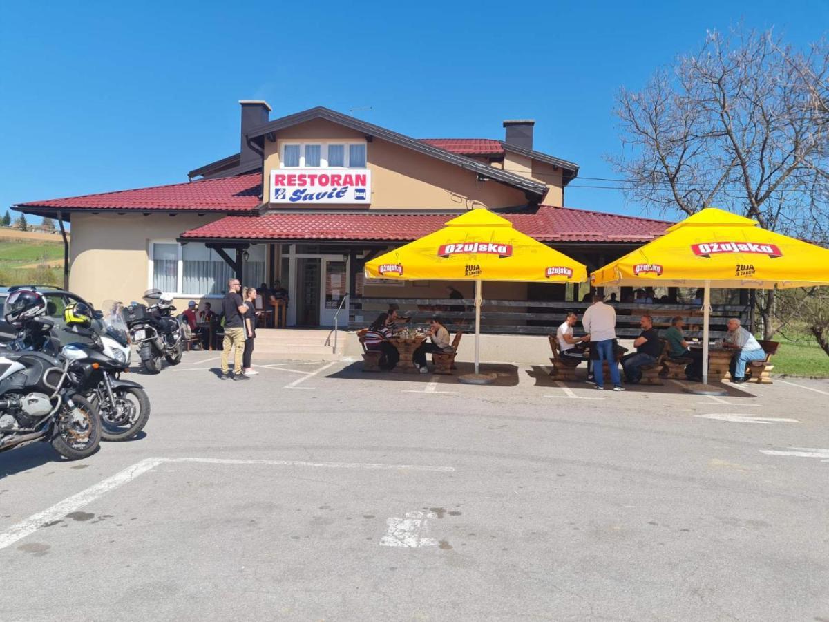 Restoran I Sobe Savic Panzió Krnjak Kültér fotó